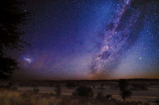 Milchstrasse - fotografiert in der Kalahari Wueste